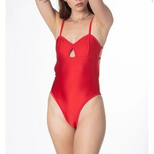 NEW Solstice Intimates rts cheeky one piece swimsuit XL 14/16